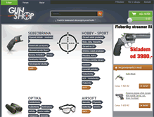 Tablet Screenshot of gunshop.cz